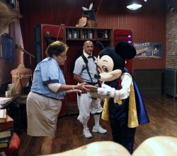 Magician Mickey Mouse at the Town Square Theater